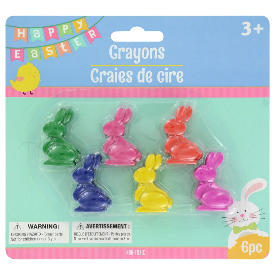 Crayolas Chulas de Conejito Set de 6 para Ninos 2