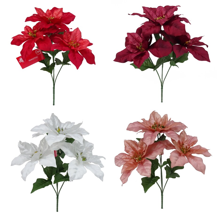 Christmas Flowers Dollar Tree