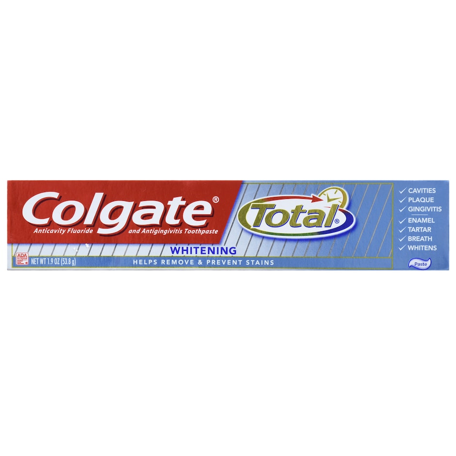 Bulk Colgate Total Whitening Toothpaste, 1.4 oz. Tubes Dollar Tree
