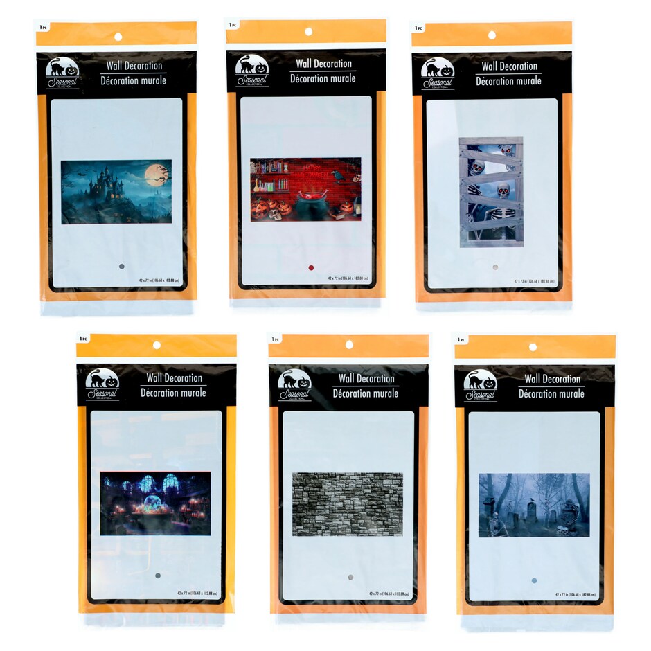 Halloween Wall Murals, 42x72 in.