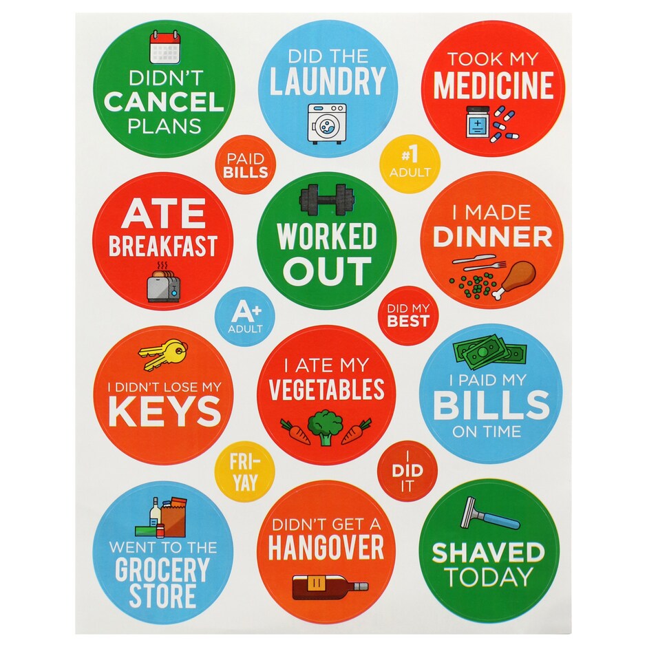 Stickers Jevis pa Adultos Paquetes de 18 Unidades 4