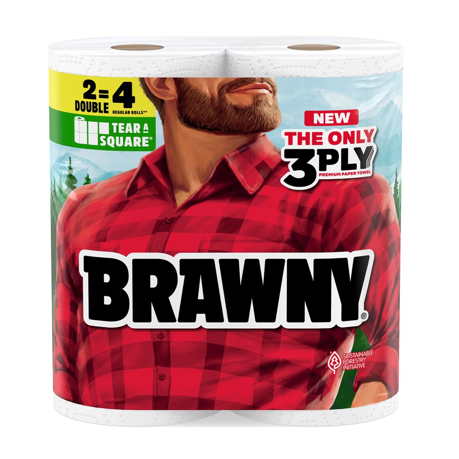 Brawny Papel Toalla Premium 3 Capas, Corta a tu Medida, Caja 12 Unidades 4