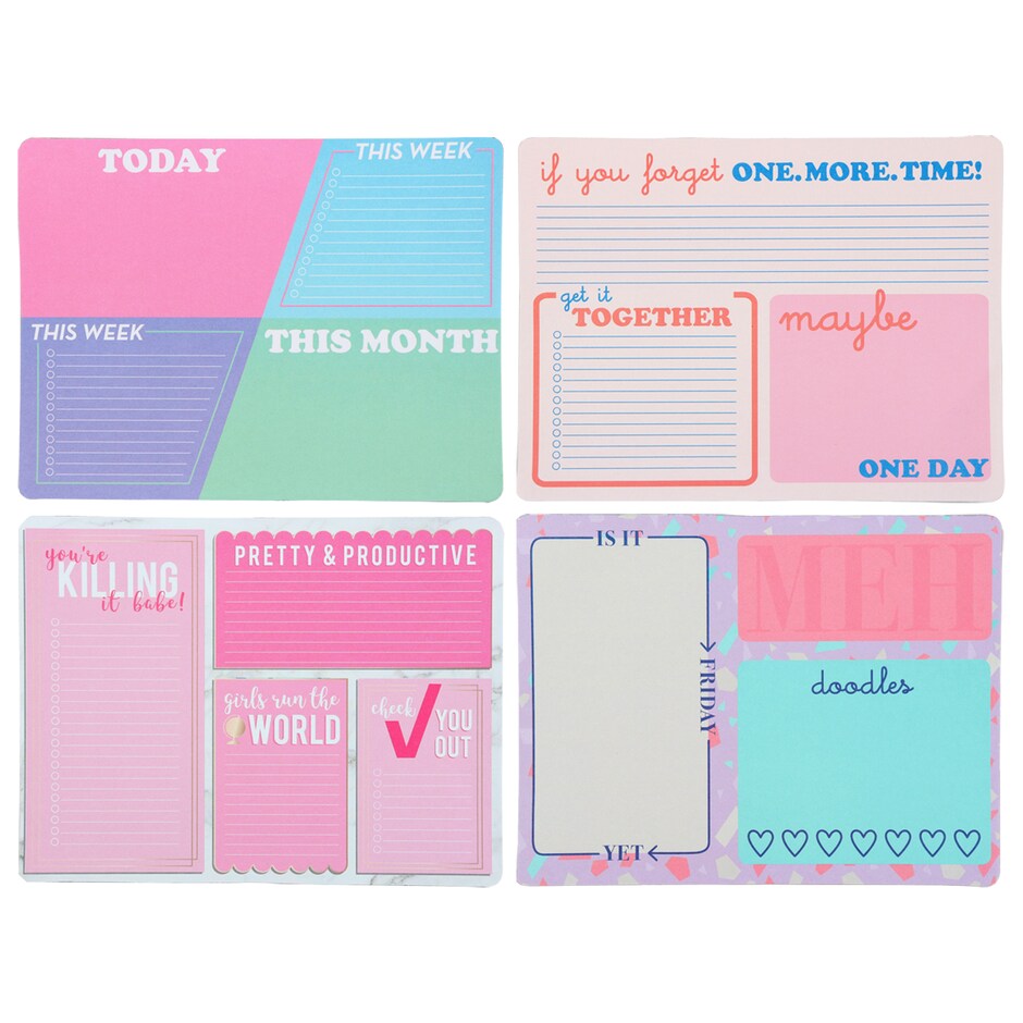 Bulk Novelty Mousepads with Note Sheets, 6x8 in. Dollar Tree