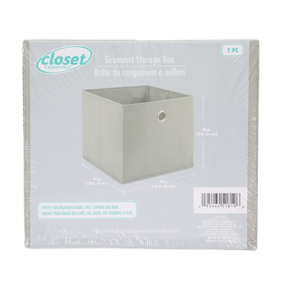 Organiza Tu Closet con Esta Caja Gris con Agarraderas Jevis 3