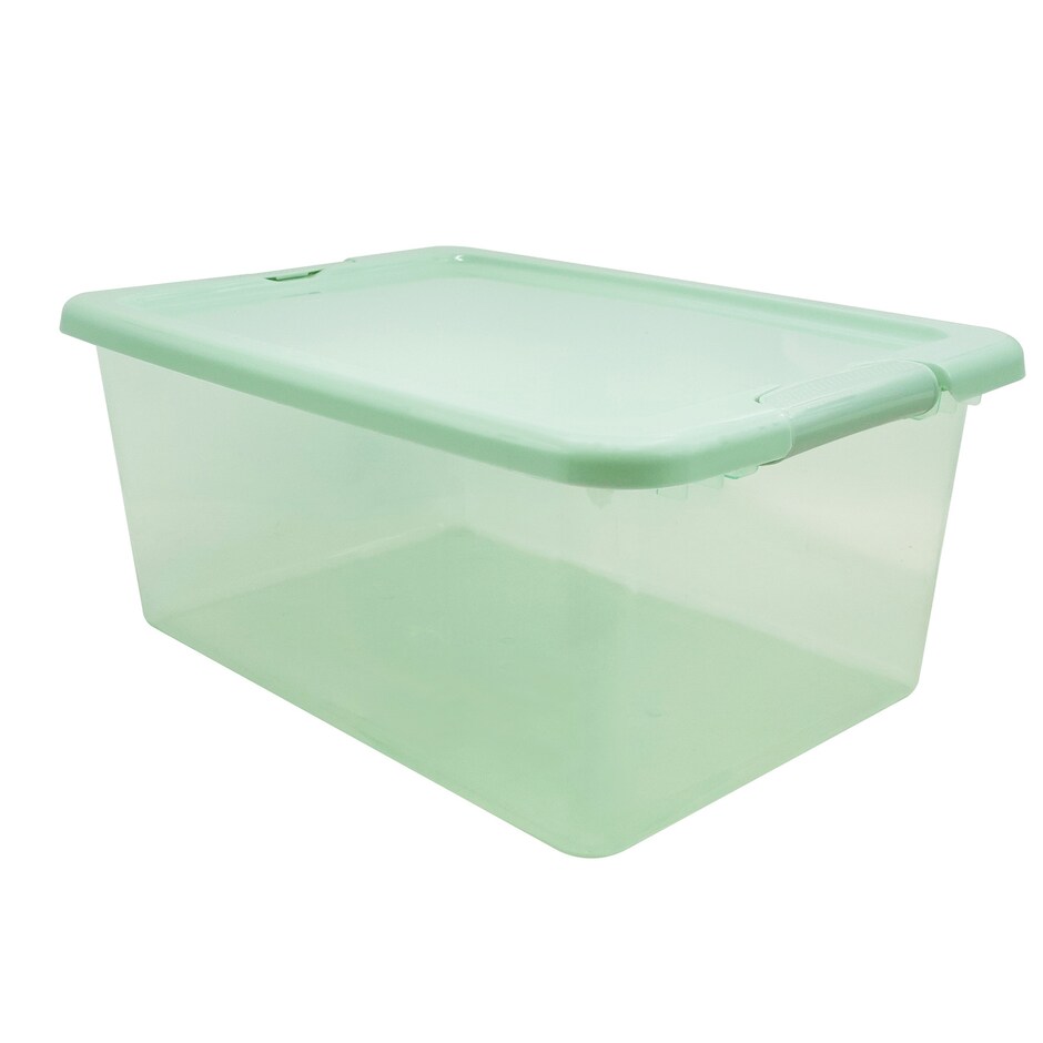 Cajas Organizadoras con Tapa Segura 14 qt Paquete de 18 Unidades 2