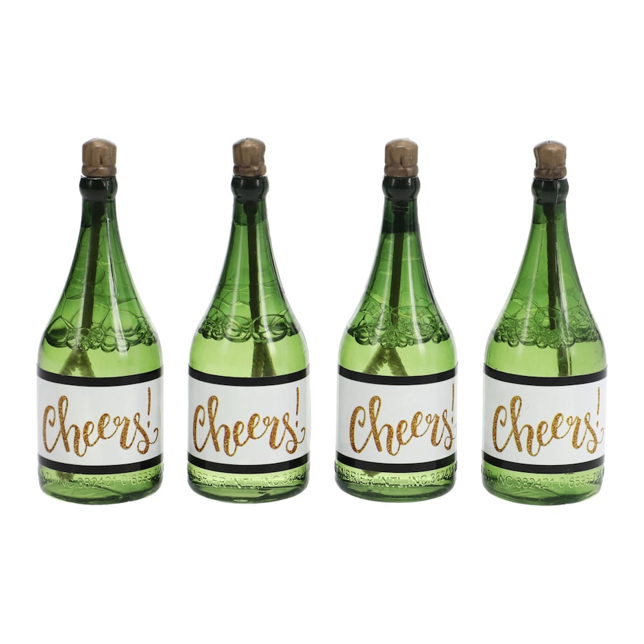Botellitas de Champan con Burbujas, Paquete de 4, Pa la Gozadera! 2