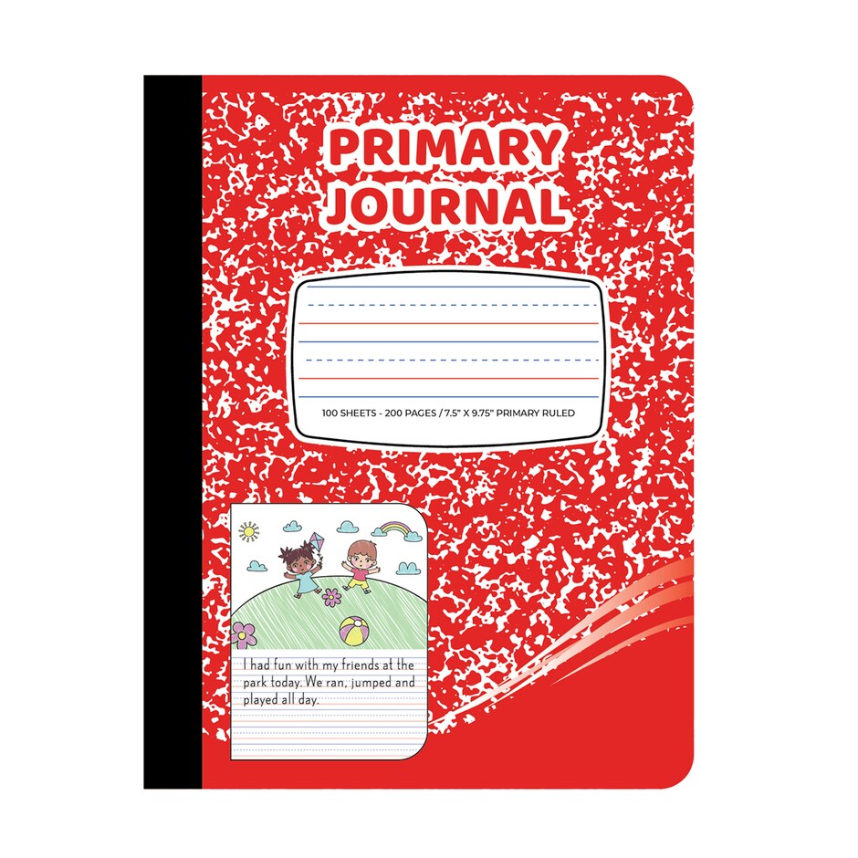 Cuaderno de Lineas Primarias para Ninos, Colores Surtidos 2
