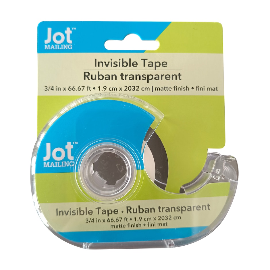 Cinta Invisible Jot Con Dispensador - Pega Duro y Seguro Pa To Lo Que Necesites 2