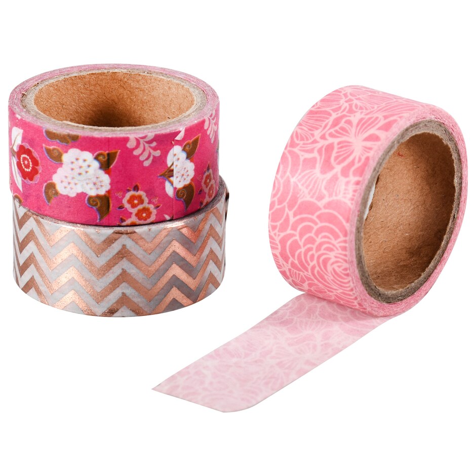 Cintas Washi Decorativas Jot, Paquete de 3 Rollos 2