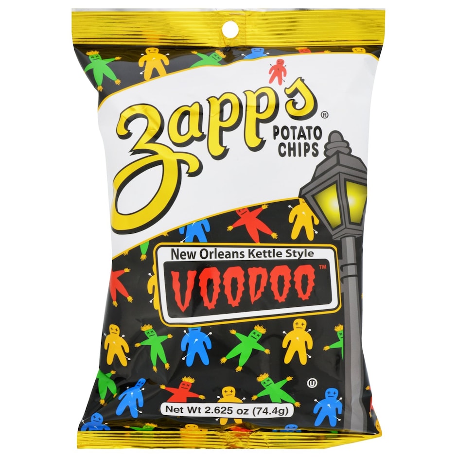 Bulk Zapps New Orleans Kettle Style Voodoo Potato Chips, 2.625 oz. Bags