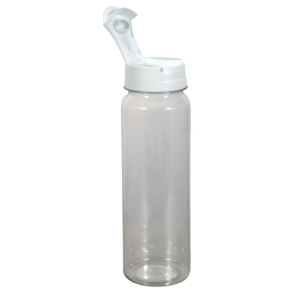 Botella de Agua Plastica Translucida 30oz Tapa Volteo Pa Mantenerte Hidratado 3
