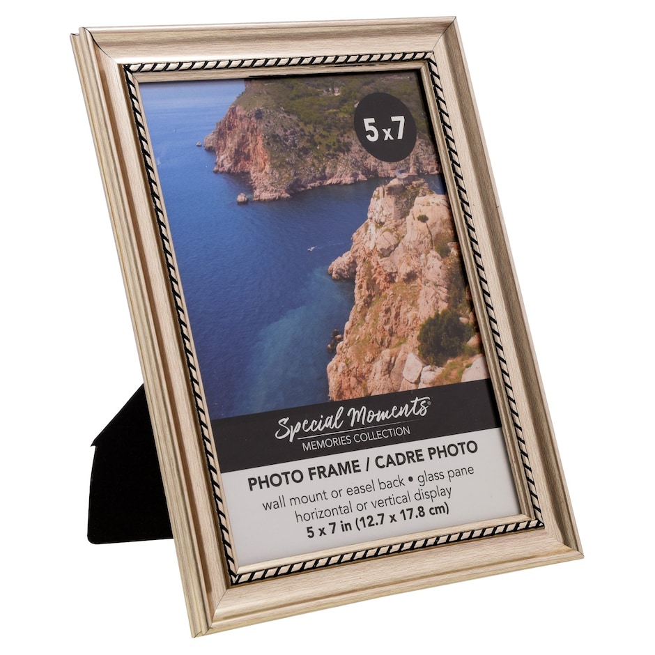 Bulk Special Moments Champagne Picture Frames, 5x7 in. Dollar Tree