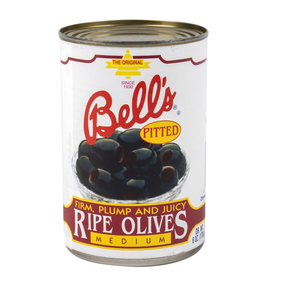 Bulk Bell's Pitted Olives, 6 oz. Cans Dollar Tree