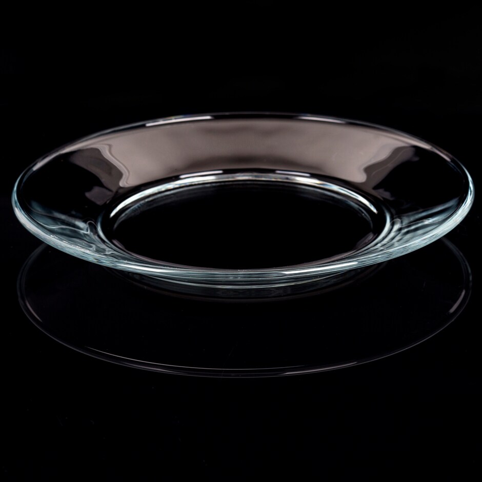 261874Clear Glass Side Plates, 7.5 in.
