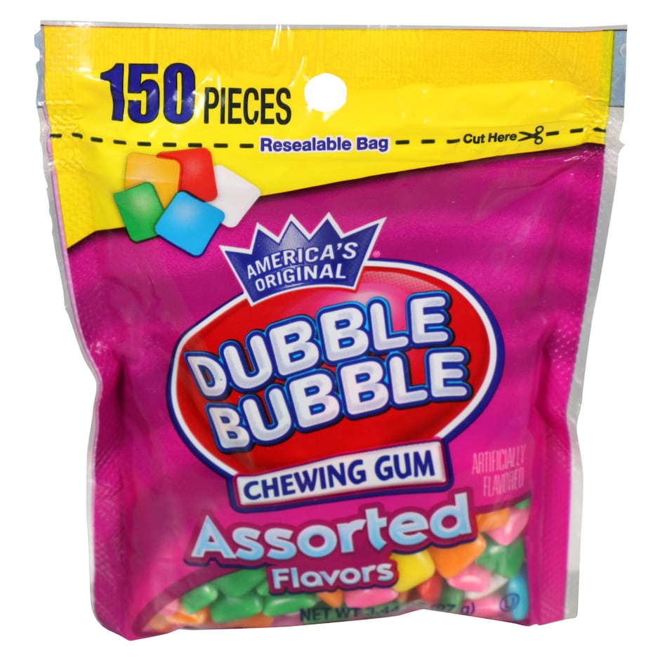 Bulk Dubble Bubble Assorted Chewing Gum, 3.44 oz Bags Dollar Tree