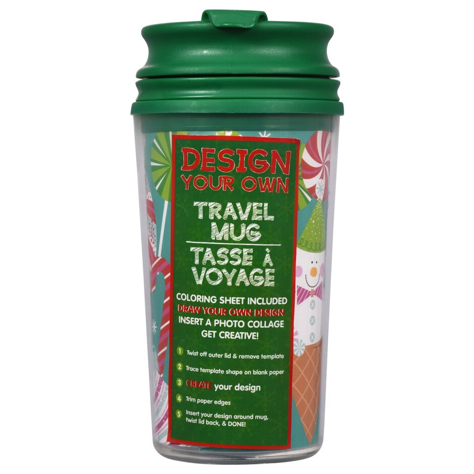 Tazas de Viaje Navidenas Personalizables, 11 oz. 4