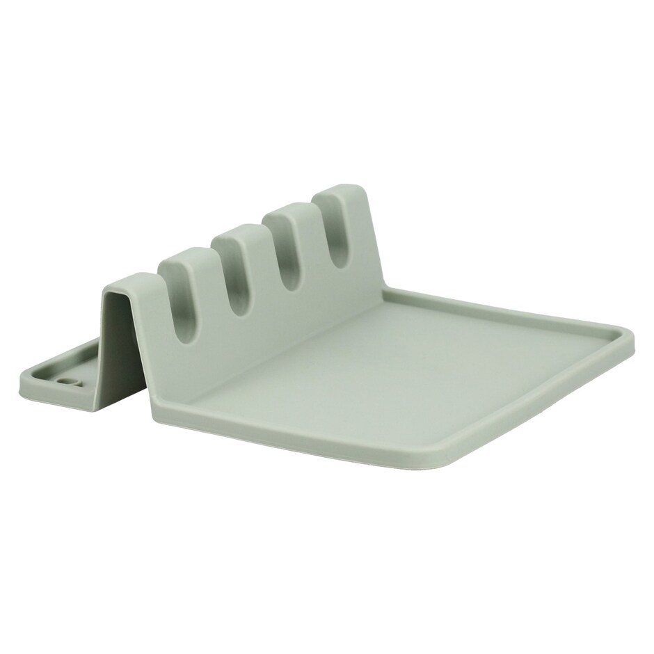 Descansa Cucharas Silicona 4 Espacios Colores Surtidos Cocina Limpia 3