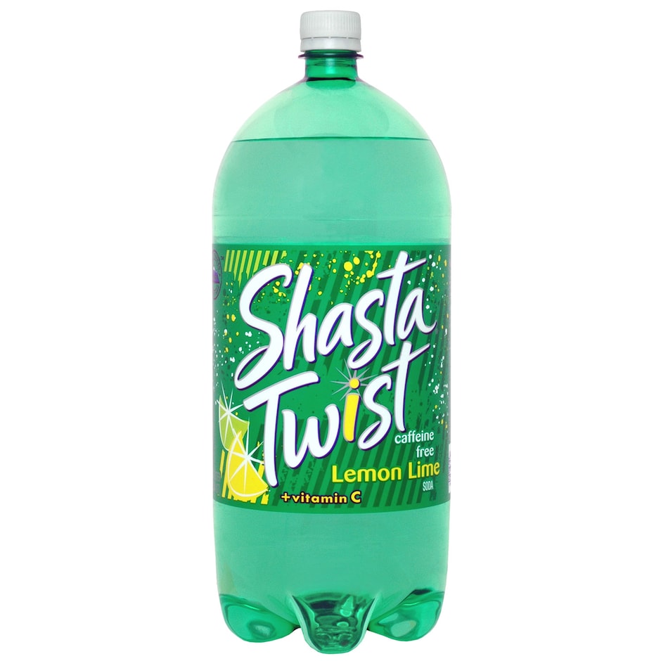 Bulk Shasta Twist LemonLime Soda, 2.5L. Bottles Dollar Tree