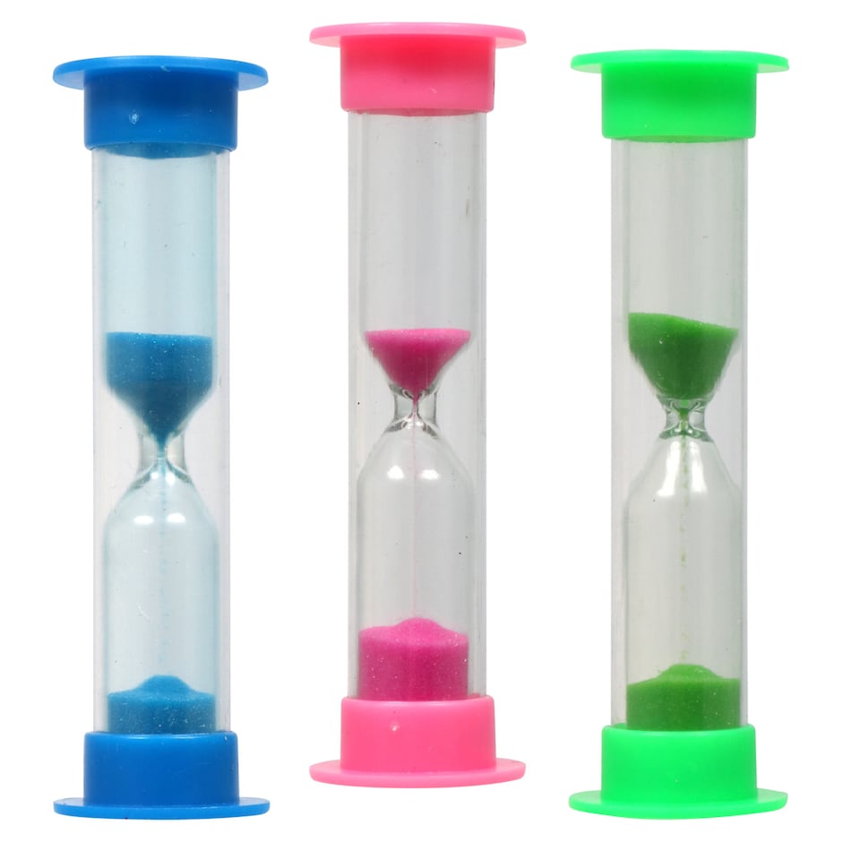 Teaching Tree Colorful Sand Timers Dollar Tree