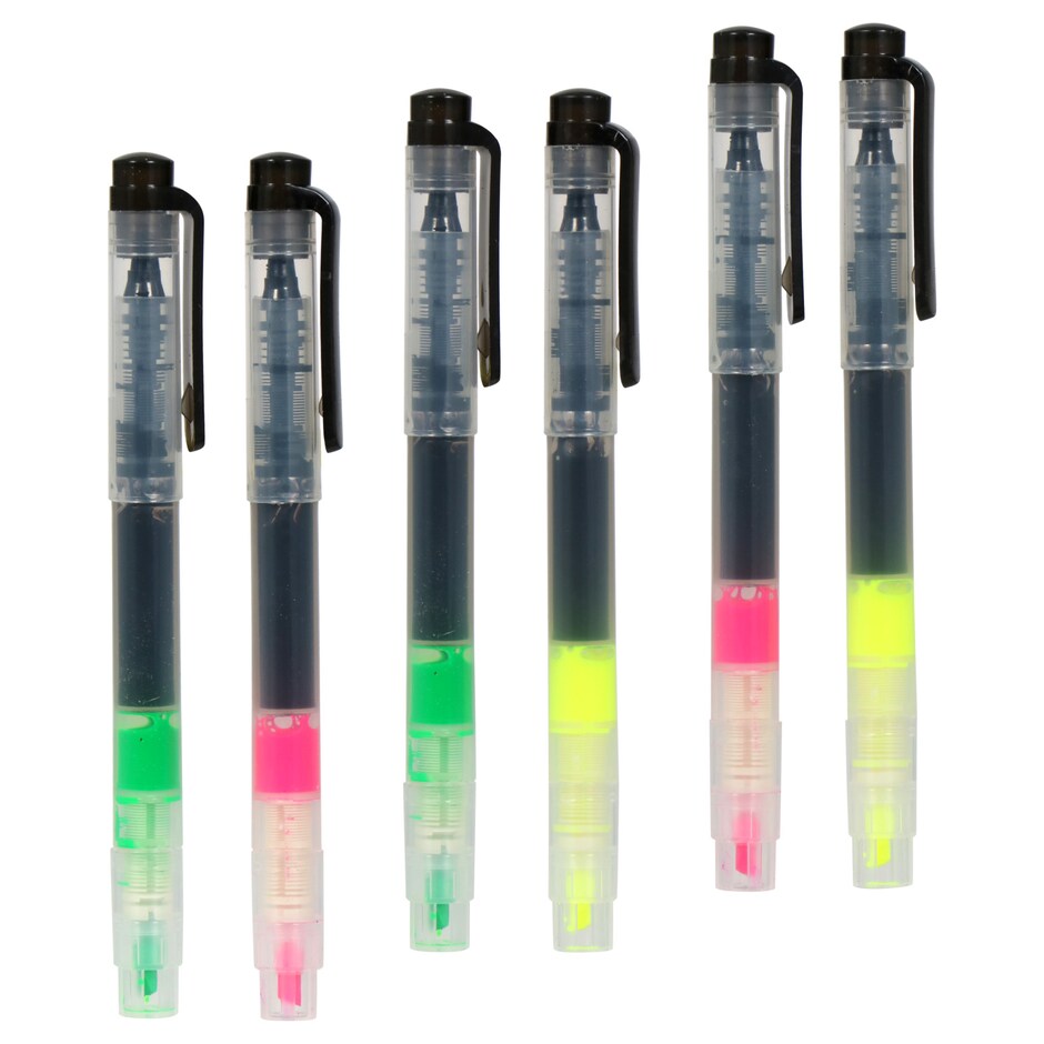 Bulk Jot 2in1 Rolling Pens with Highlighters, 2ct. Packs Dollar Tree