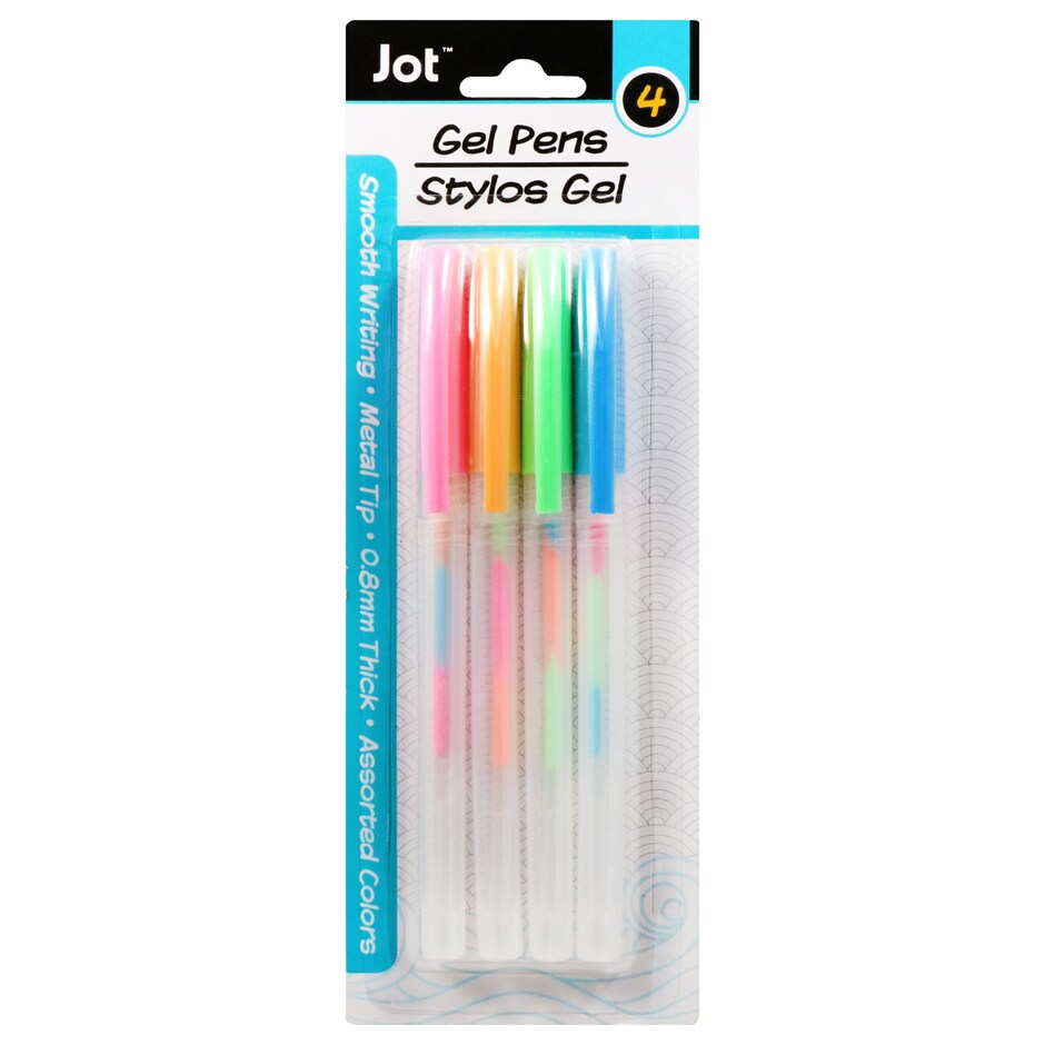 Boligrafos Gel Jot Multicolor Que Cambian Color, Paq. de 4 2