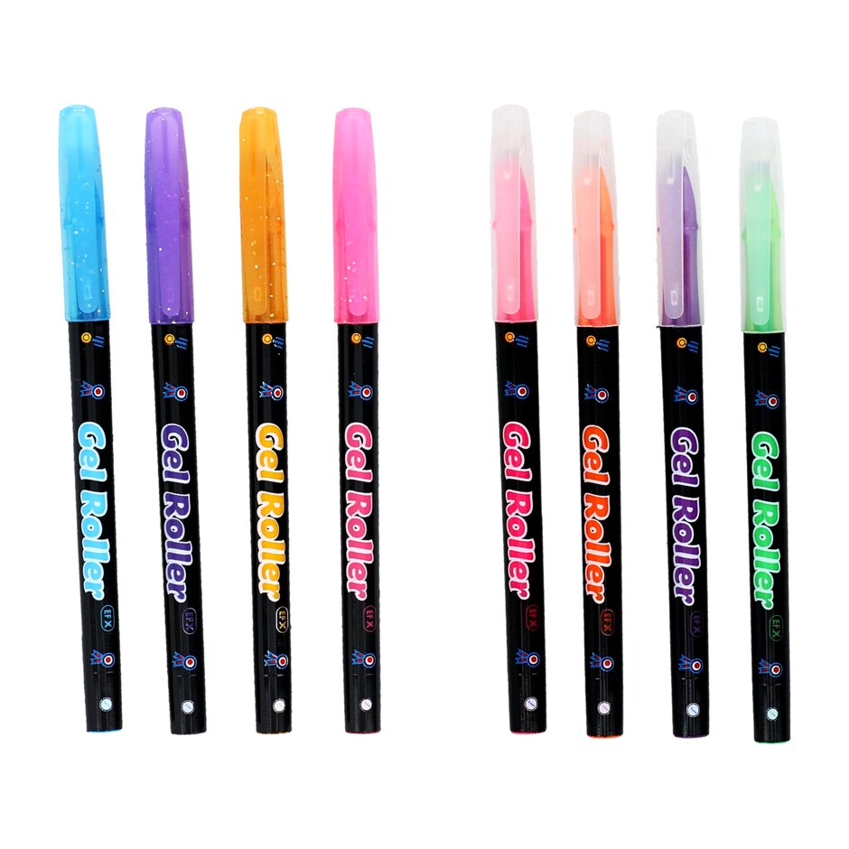 Lapiceros Gel Promarx de Colores, Set de 4 pa Escribir y Crear 6