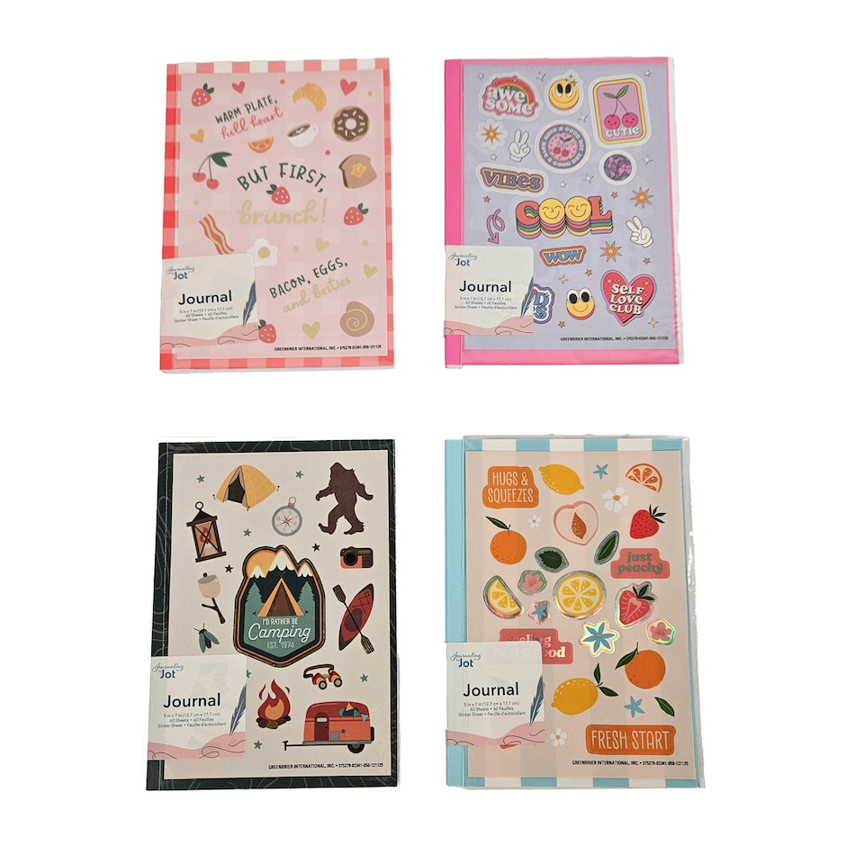 Libreta Jot con Stickers - Disenos Variados pa Escribir y Decorar 4