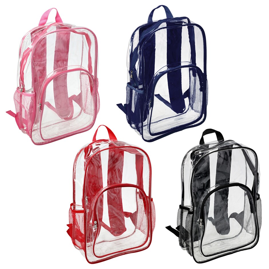 Clear Backpack, 16x5x11.4 in. | Dollar Tree