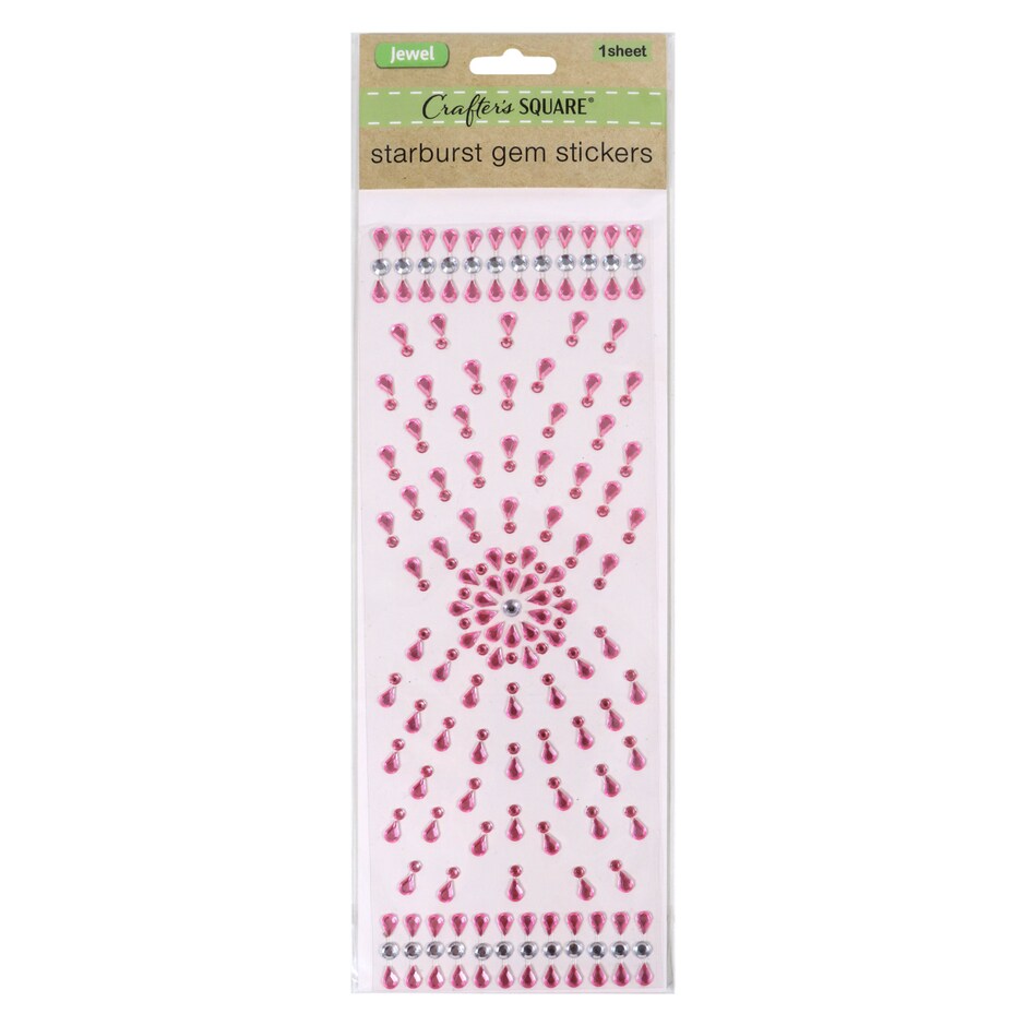 Gemas Adhesivas Estrellas Brillo para Manualidades 3