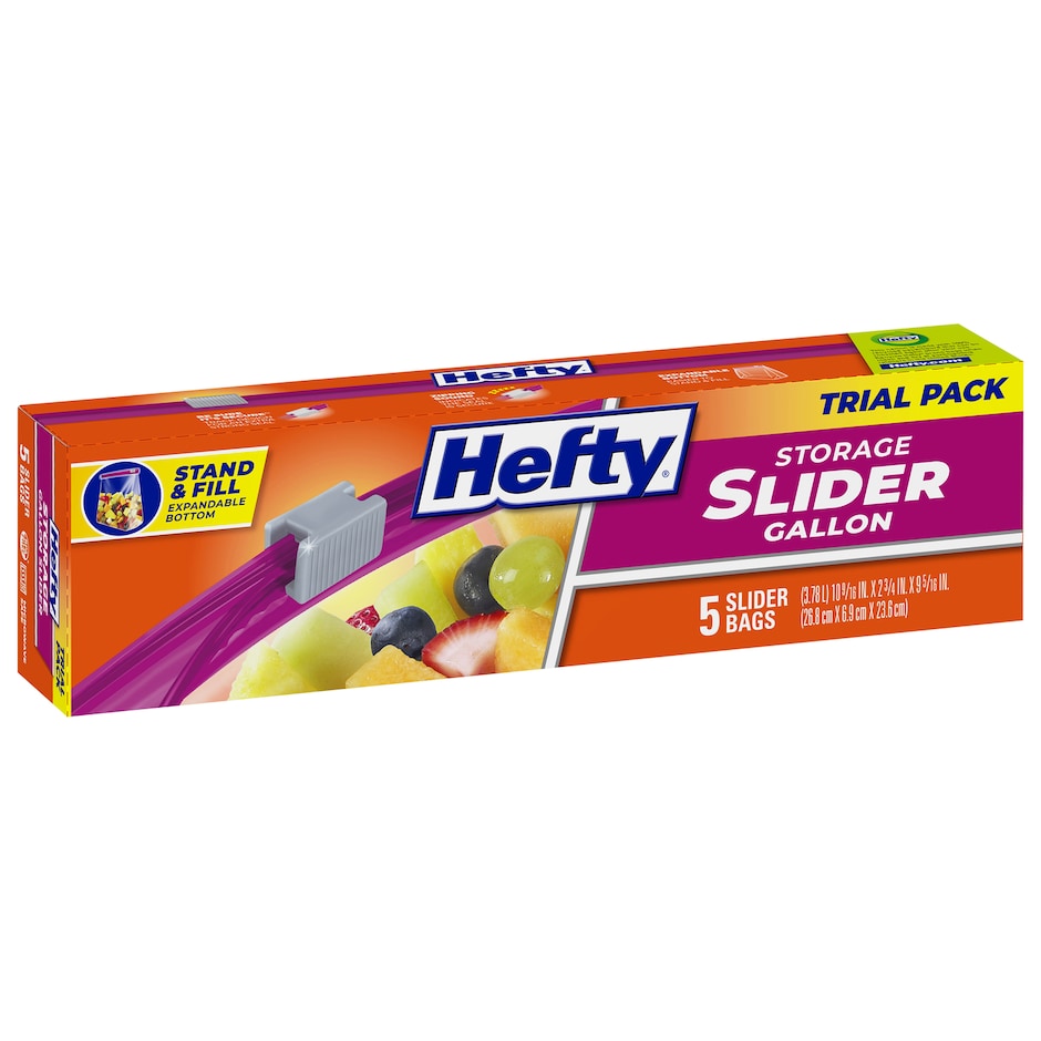 Hefty OneZip Gallon Storage Bags, 6-ct. Bags