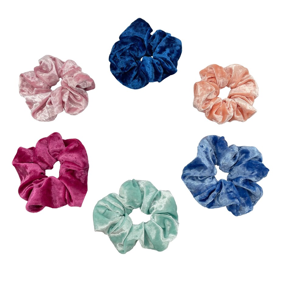 Scrunchies de Terciopelo Suavecito para un Look Chulo 6