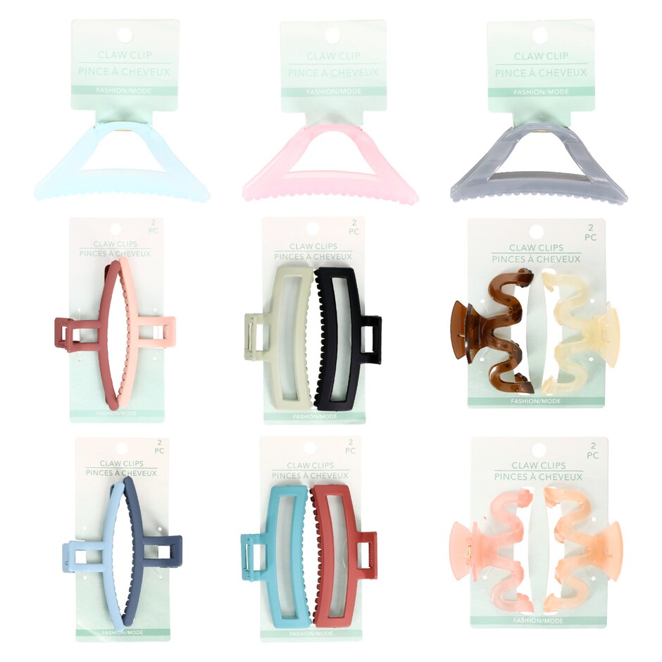 Basic Claw Clips, 2ct. Dollar Tree