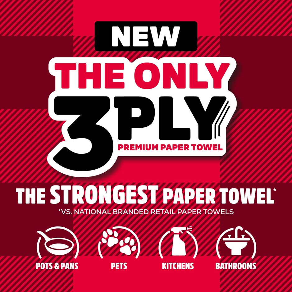 Brawny Papel Toalla Premium 3 Capas, Corta a tu Medida, Caja 12 Unidades 6
