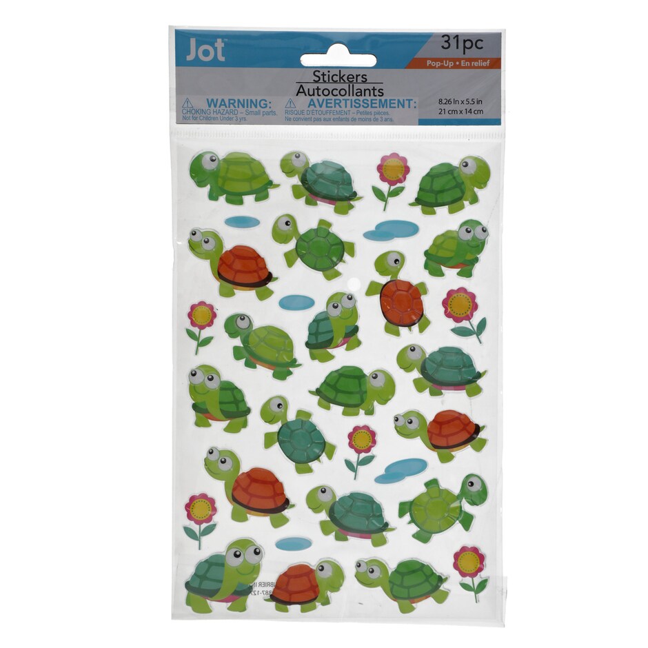 Calcomanias Surtidas con Relieve para Ninos 3