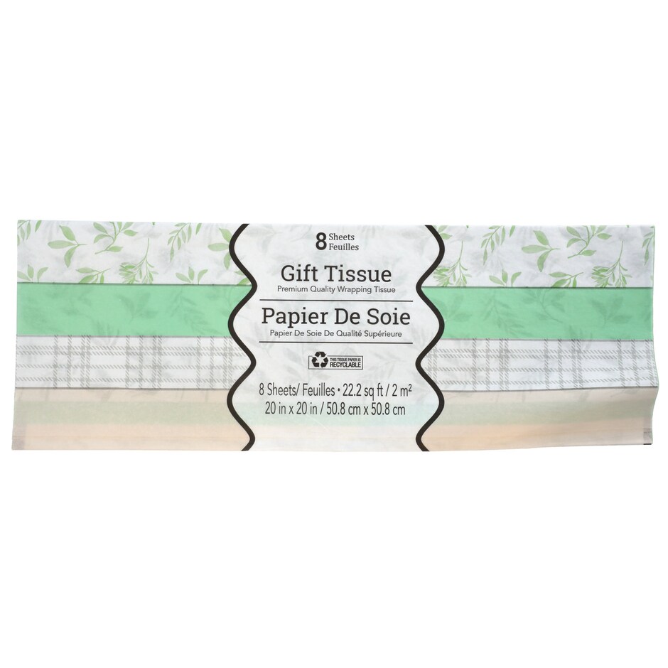 Papel de Seda de Colores y Estampados Pa Regalos 8 Hojas Paquete 2