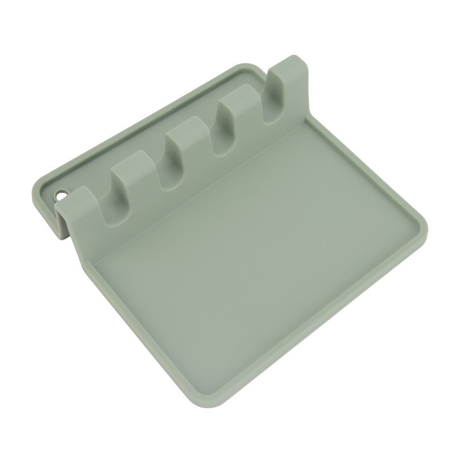 Descansa Cucharas Silicona 4 Espacios Colores Surtidos Cocina Limpia 5