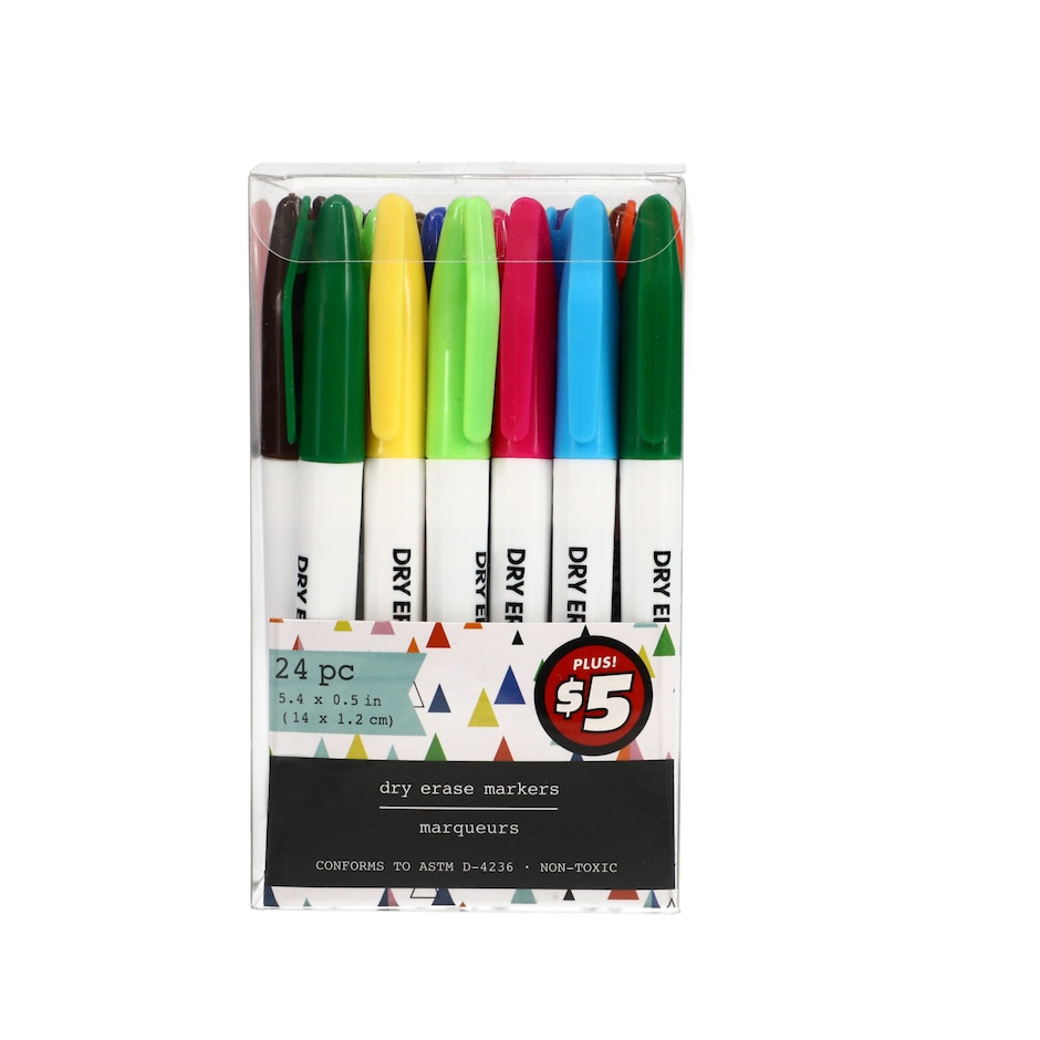 Washable Markers, Erasable Highlighters & More