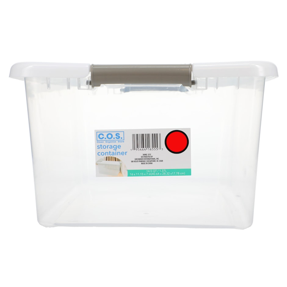 Contenedor C.O.S. con Tapa de Clip, Pack de 3 2