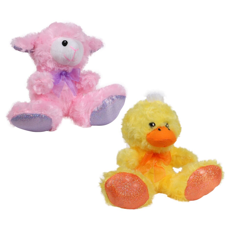 Bulk Pastel Colored Plush Barn Animals, 6 in. Dollar Tree