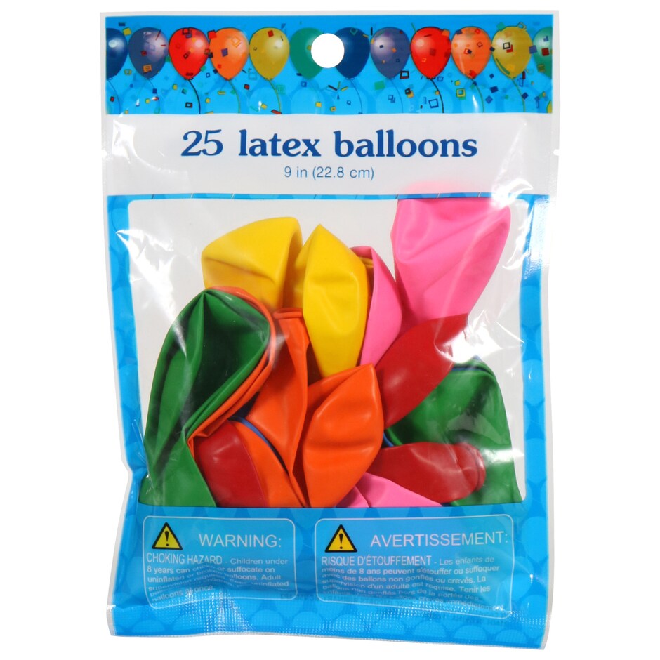 Globos de Latex de Colores, Funda de 25, Pa Tus Fiestas 3