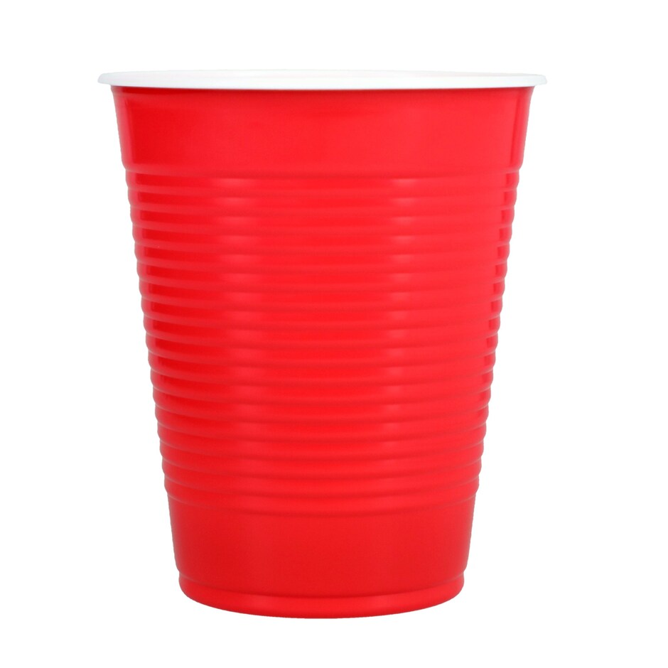Vasos Rojos de Plastico 16 oz - Pack de 4 - Pa Tus Fiestas 4