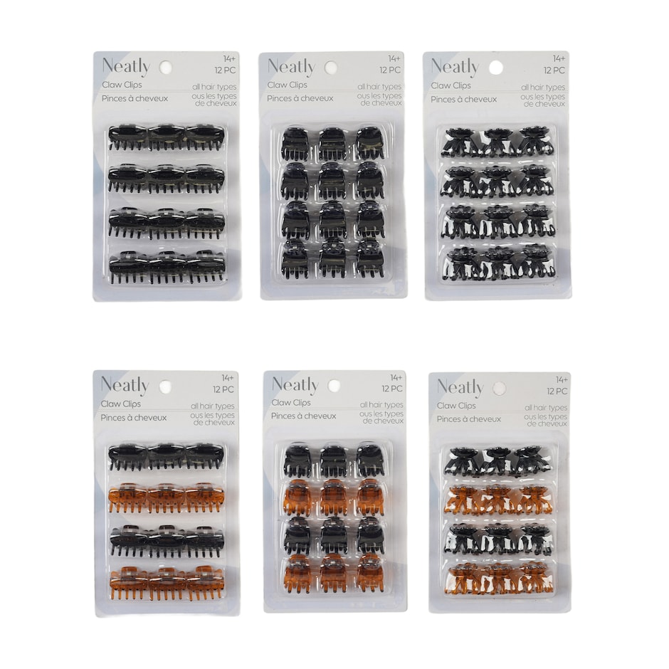 Mini Pinzas Pa El Pelo, 12 Pcs, Estilos Variados 5