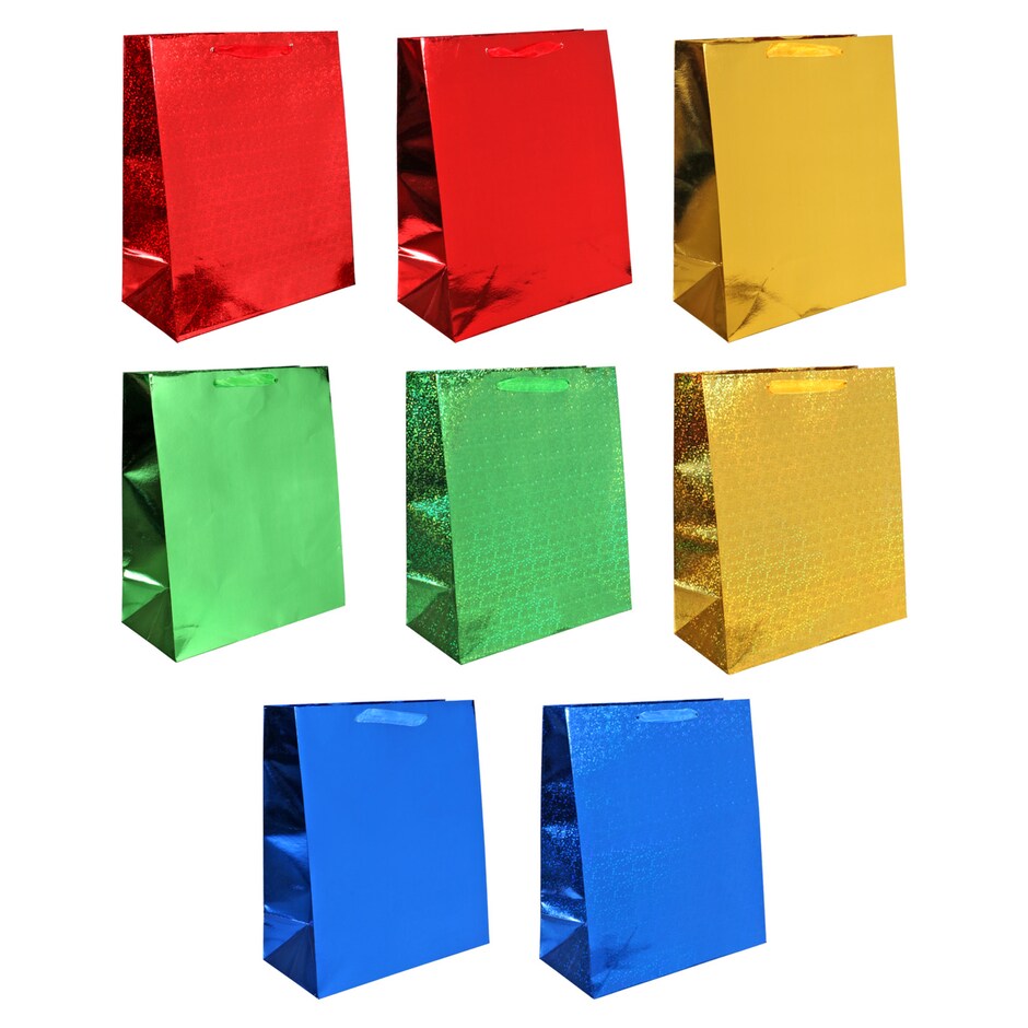 Bolsas de Regalo Grandes Brillantes Foil y Holograficas 3