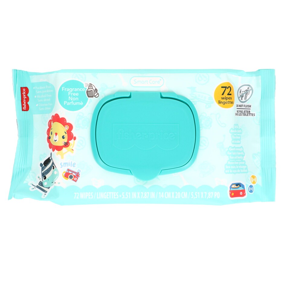 Panitos Humedos Fisher-Price Sin Fragancia 72 Unid - Cuidado Suave y Seguro 3