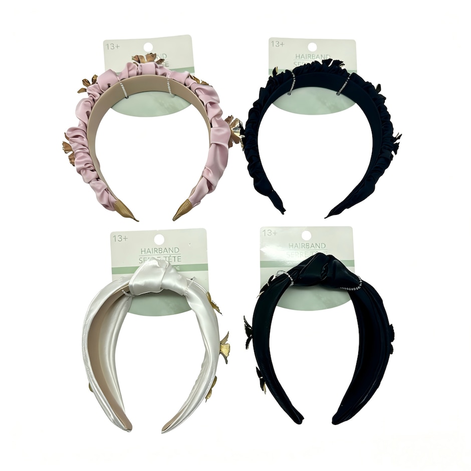 Diadema Chula de Flores de Metal Estilos Surtidos 3