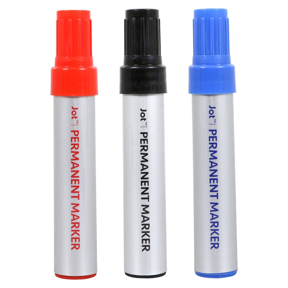 Bulk Jot Jumbo ChiselTip Permanent Markers Dollar Tree