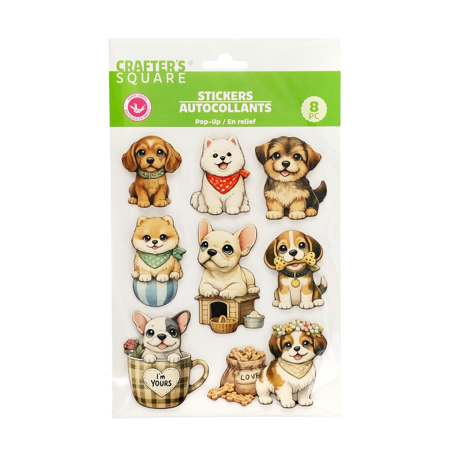 Stickers de Animales Chulisimos Crafters Square - Variedad de Disenos 3