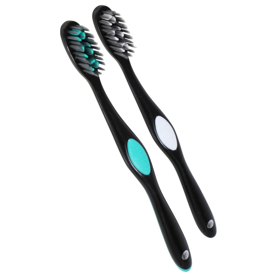 Cepillo Dental Carbon Activado Limpieza Extrema Suave, Pack 2, Colores Surtidos 4