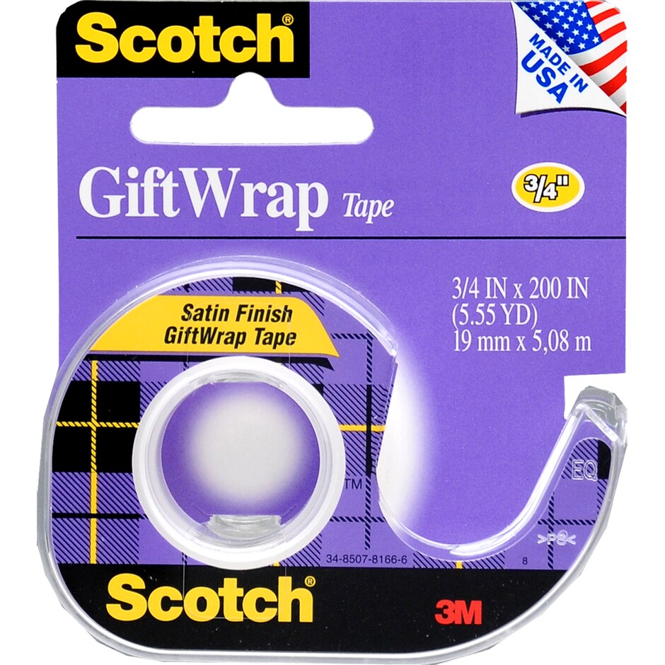 Cinta Scotch Transparente Pa Envolver Regalos - 5.5 Yardas de Pura Calidad 2