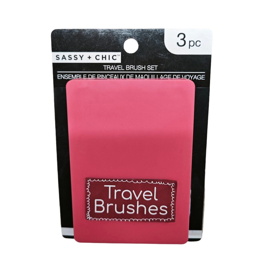 Set de Brochas Sassy Chic pa Viajar 3 Piezas Colores Surtidos 3